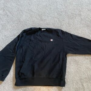 Champion reverse weave black sweatshirt